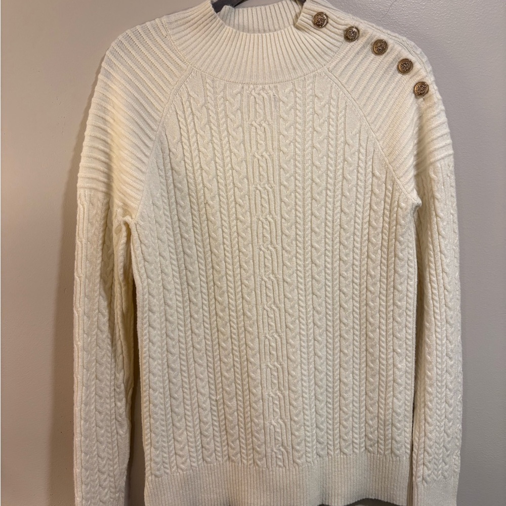 Cyrus Ivory Knit Sweater